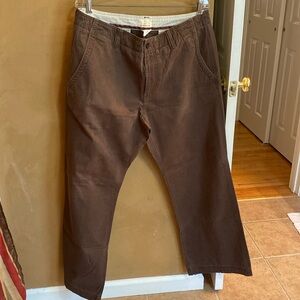 Brown gap khakis